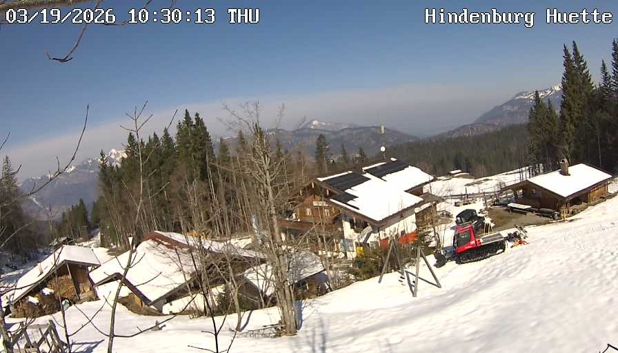 Archiv Foto Webcam Reit im Winkl: Hindenburghütte - Hemmersuppenalm