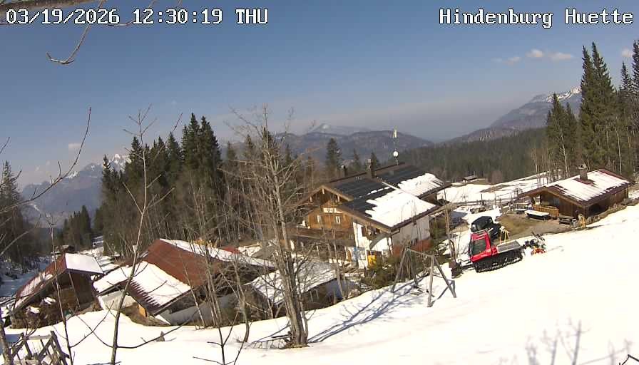 Archiv Foto Webcam Reit im Winkl: Hindenburghütte - Hemmersuppenalm