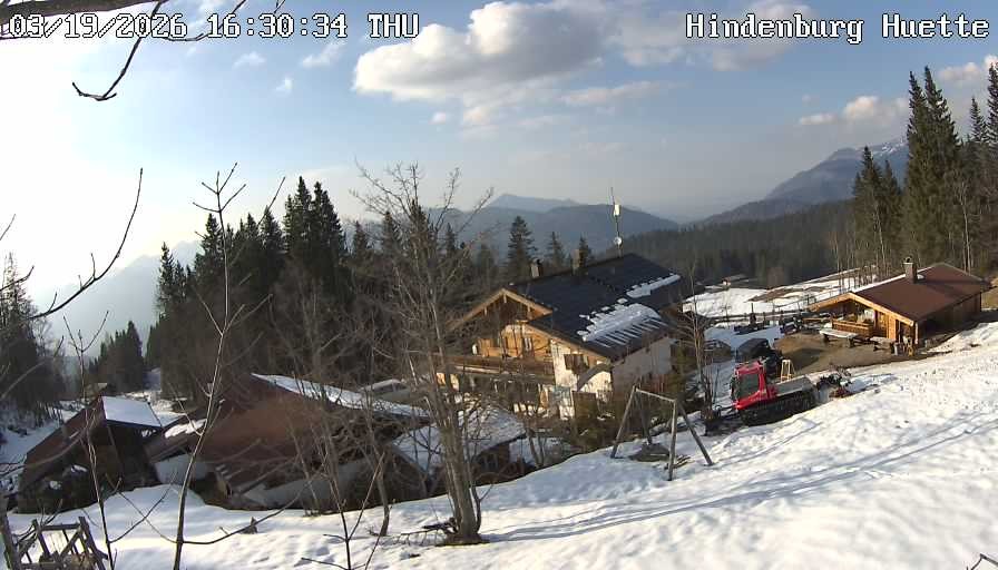 Archiv Foto Webcam Reit im Winkl: Hindenburghütte - Hemmersuppenalm