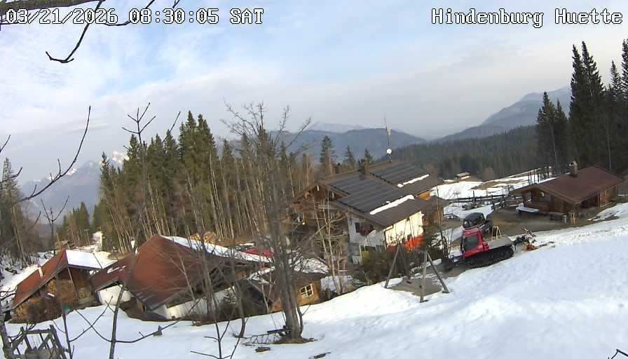 Archiv Foto Webcam Reit im Winkl: Hindenburghütte - Hemmersuppenalm