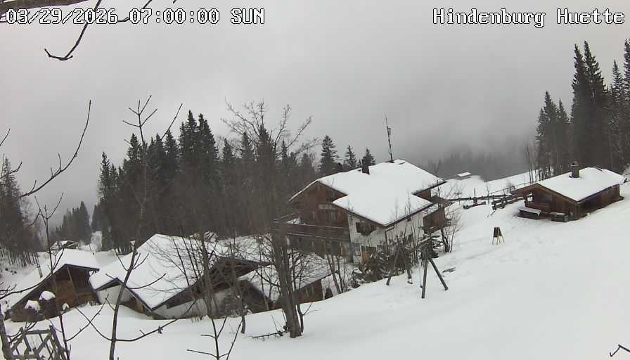 Archiv Foto Webcam Reit im Winkl: Hindenburghütte - Hemmersuppenalm