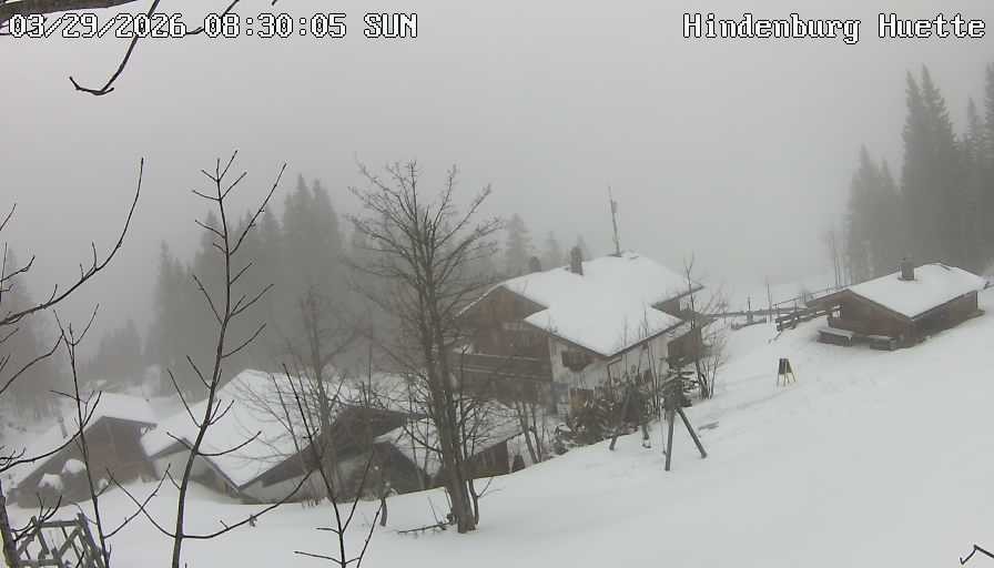 Archiv Foto Webcam Reit im Winkl: Hindenburghütte - Hemmersuppenalm