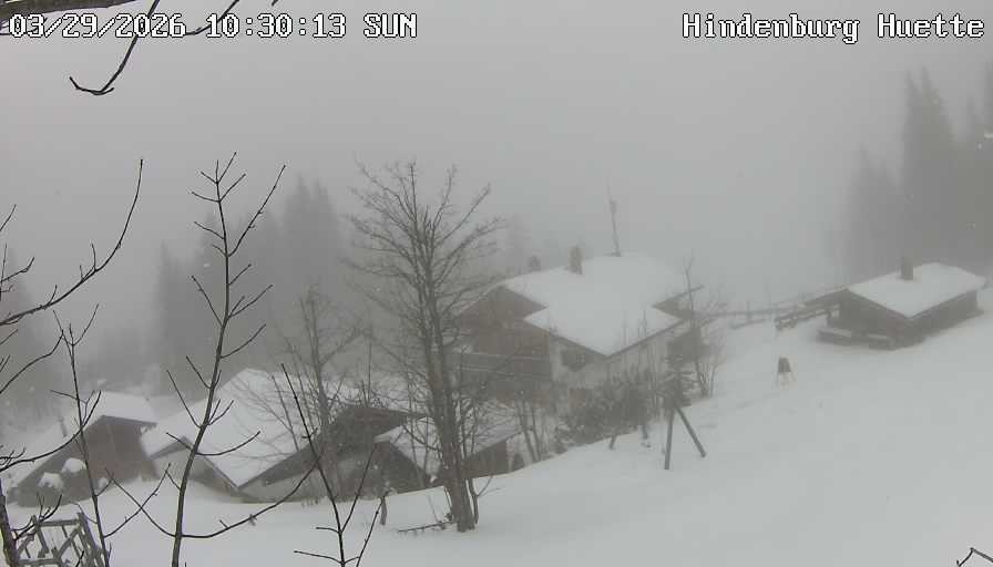 Archiv Foto Webcam Reit im Winkl: Hindenburghütte - Hemmersuppenalm