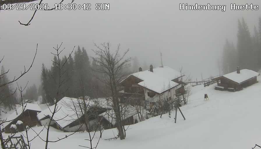 Archiv Foto Webcam Reit im Winkl: Hindenburghütte - Hemmersuppenalm