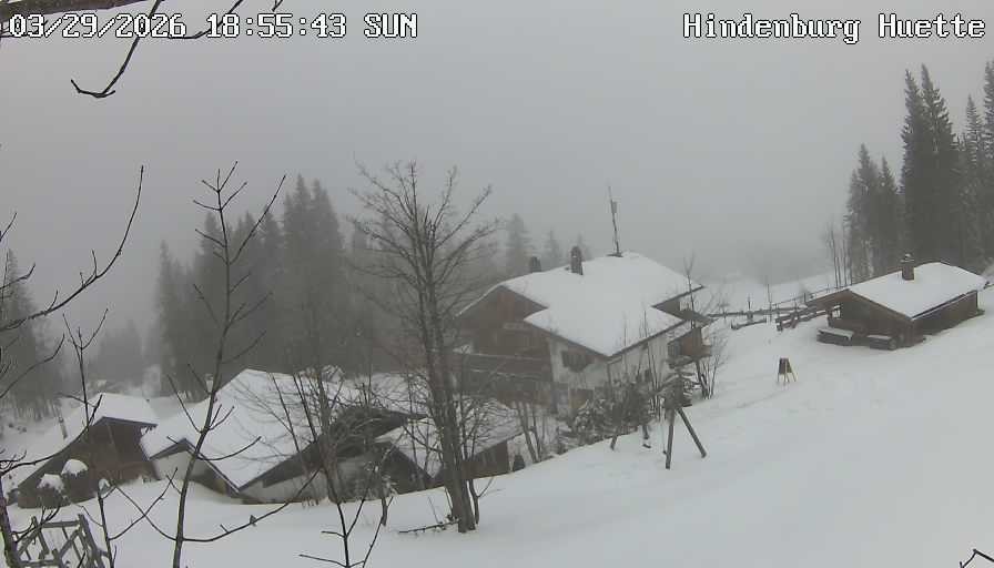 Archiv Foto Webcam Reit im Winkl: Hindenburghütte - Hemmersuppenalm