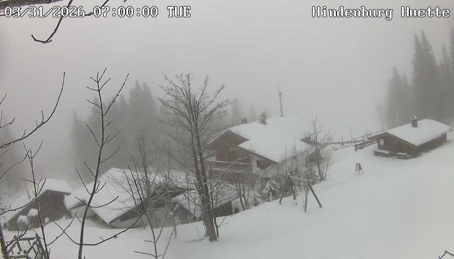 Archiv Foto Webcam Reit im Winkl: Hindenburghütte - Hemmersuppenalm