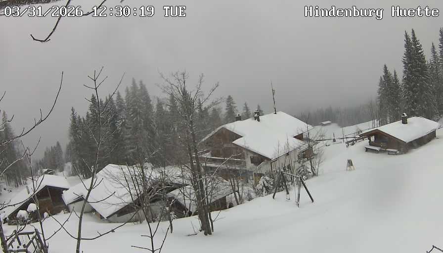 Archiv Foto Webcam Reit im Winkl: Hindenburghütte - Hemmersuppenalm