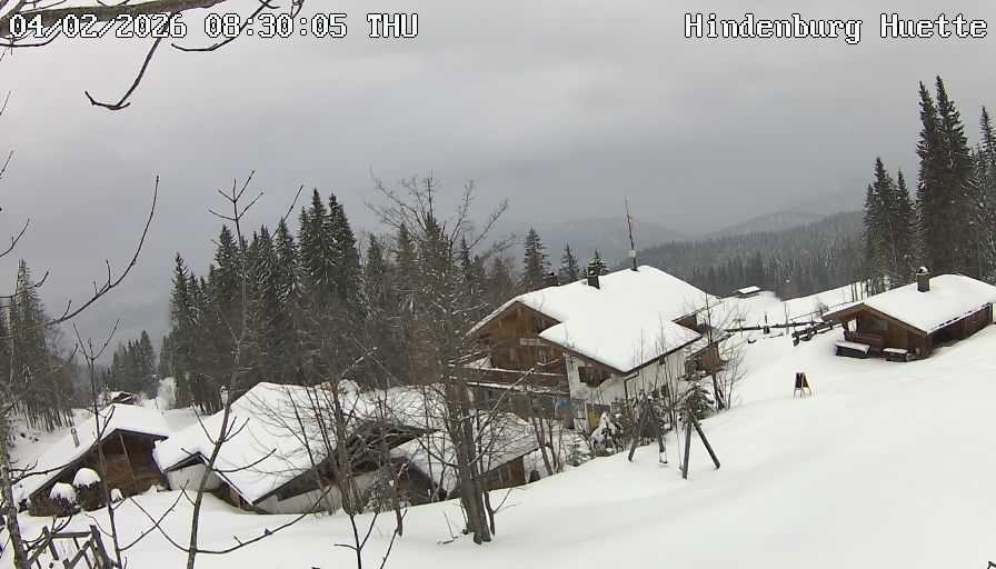 Archiv Foto Webcam Reit im Winkl: Hindenburghütte - Hemmersuppenalm