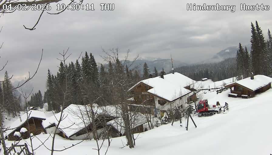 Archiv Foto Webcam Reit im Winkl: Hindenburghütte - Hemmersuppenalm