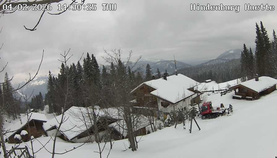 Archiv Foto Webcam Reit im Winkl: Hindenburghütte - Hemmersuppenalm