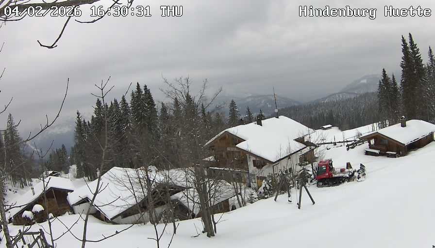 Archiv Foto Webcam Reit im Winkl: Hindenburghütte - Hemmersuppenalm