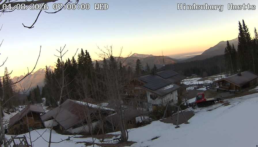 Archiv Foto Webcam Reit im Winkl: Hindenburghütte - Hemmersuppenalm