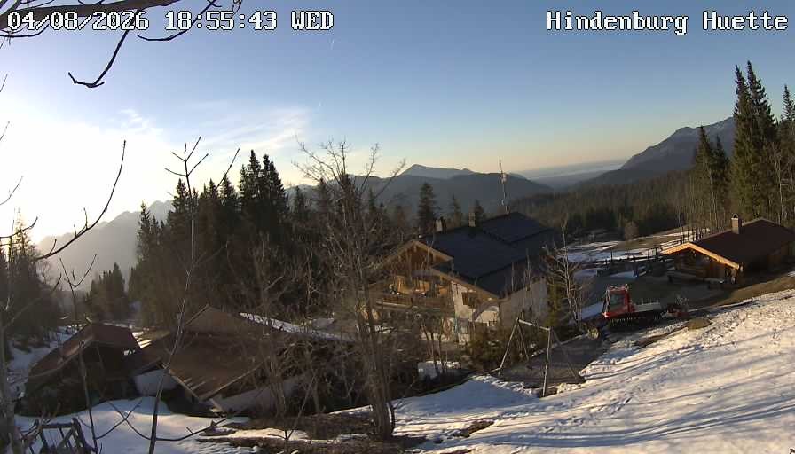 Archiv Foto Webcam Reit im Winkl: Hindenburghütte - Hemmersuppenalm