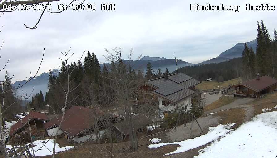 Archiv Foto Webcam Reit im Winkl: Hindenburghütte - Hemmersuppenalm