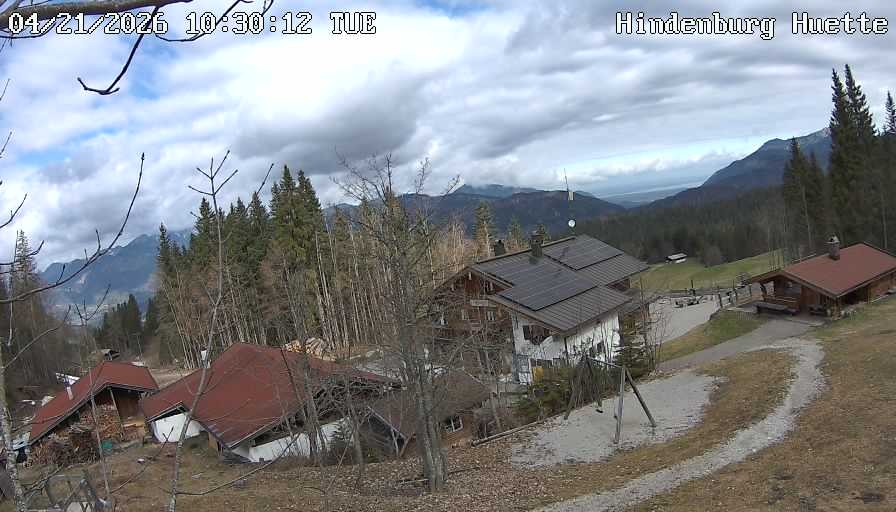 Archiv Foto Webcam Reit im Winkl: Hindenburghütte - Hemmersuppenalm