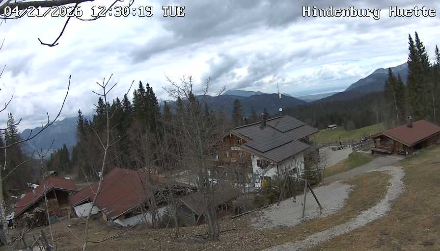 Archiv Foto Webcam Reit im Winkl: Hindenburghütte - Hemmersuppenalm