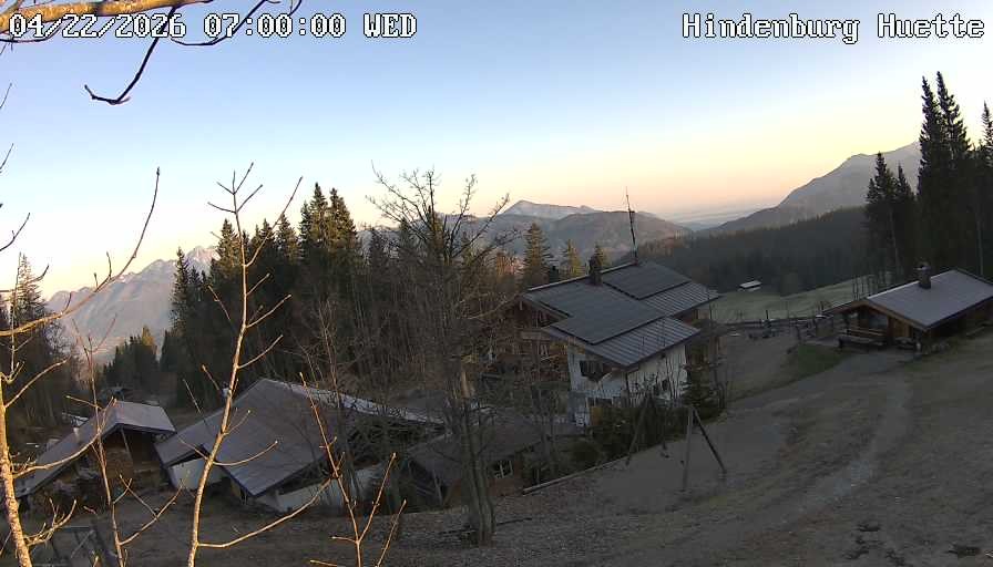 Archived image Webcam Reit im Winkl - Hindenburghütte