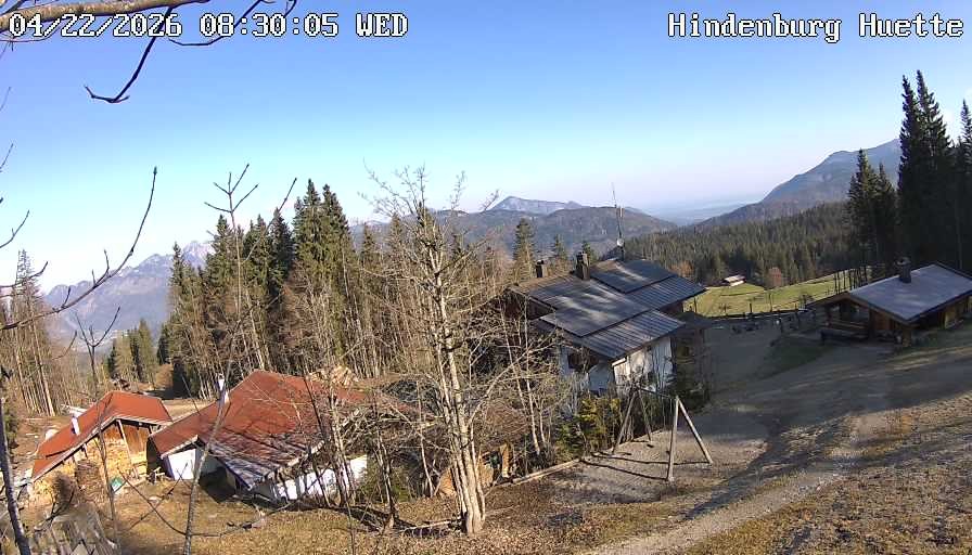 Archived image Webcam Reit im Winkl - Hindenburghütte