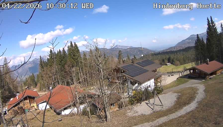 Archived image Webcam Reit im Winkl - Hindenburghütte