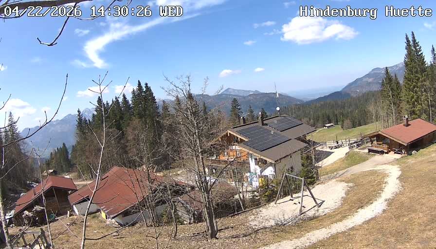 Archived image Webcam Reit im Winkl - Hindenburghütte