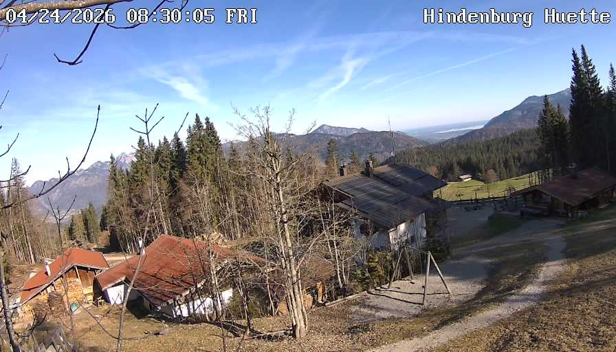 Archiv Foto Webcam Reit im Winkl: Hindenburghütte - Hemmersuppenalm
