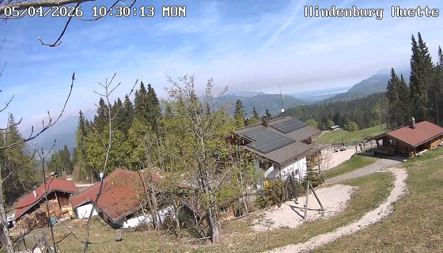 Archiv Foto Webcam Reit im Winkl: Hindenburghütte - Hemmersuppenalm