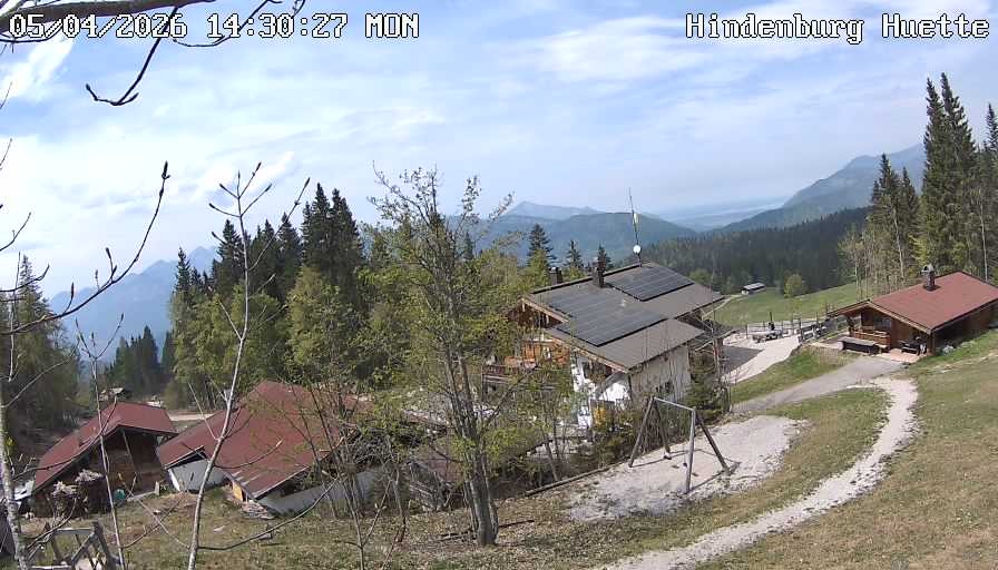 Archiv Foto Webcam Reit im Winkl: Hindenburghütte - Hemmersuppenalm