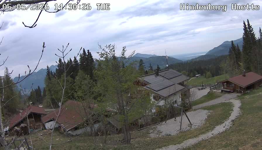 Archiv Foto Webcam Reit im Winkl: Hindenburghütte - Hemmersuppenalm
