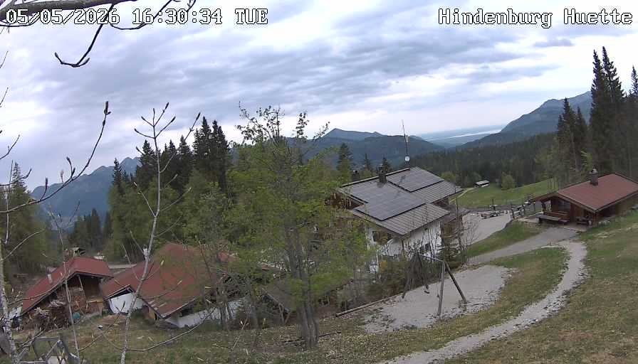 Archiv Foto Webcam Reit im Winkl: Hindenburghütte - Hemmersuppenalm