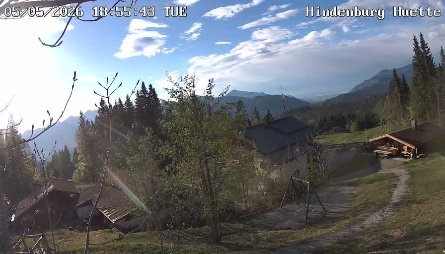 Archiv Foto Webcam Reit im Winkl: Hindenburghütte - Hemmersuppenalm