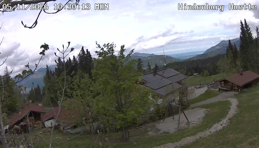 Archiv Foto Webcam Reit im Winkl: Hindenburghütte - Hemmersuppenalm