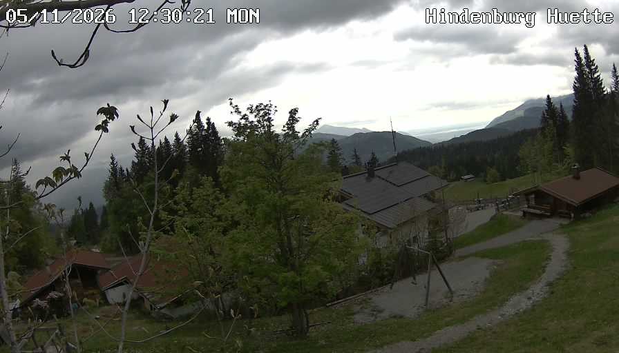 Archiv Foto Webcam Reit im Winkl: Hindenburghütte - Hemmersuppenalm
