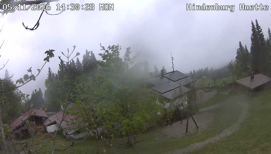 Archiv Foto Webcam Reit im Winkl: Hindenburghütte - Hemmersuppenalm