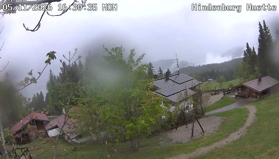 Archiv Foto Webcam Reit im Winkl: Hindenburghütte - Hemmersuppenalm