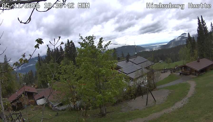 Archiv Foto Webcam Reit im Winkl: Hindenburghütte - Hemmersuppenalm