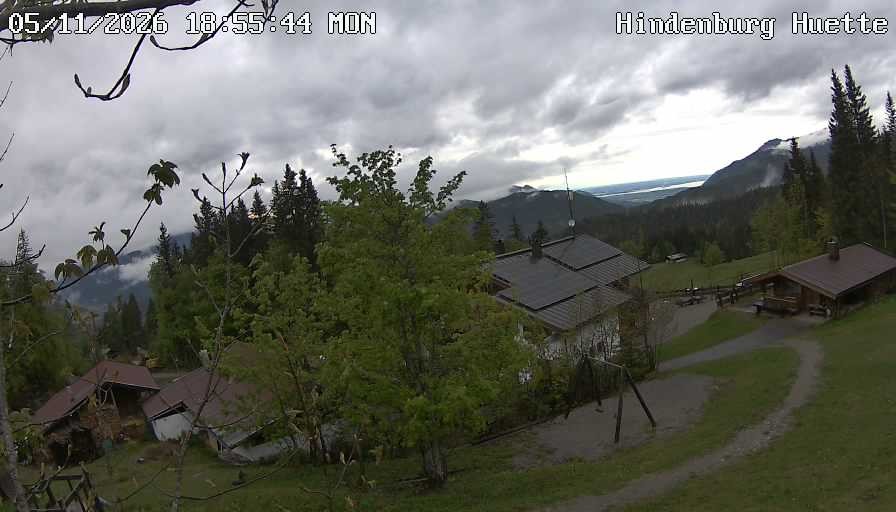 Archiv Foto Webcam Reit im Winkl: Hindenburghütte - Hemmersuppenalm