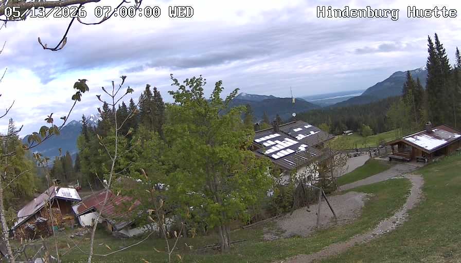 Archiv Foto Webcam Reit im Winkl: Hindenburghütte - Hemmersuppenalm