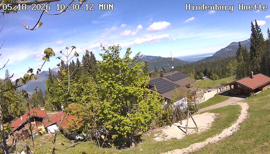 Archiv Foto Webcam Reit im Winkl: Hindenburghütte - Hemmersuppenalm