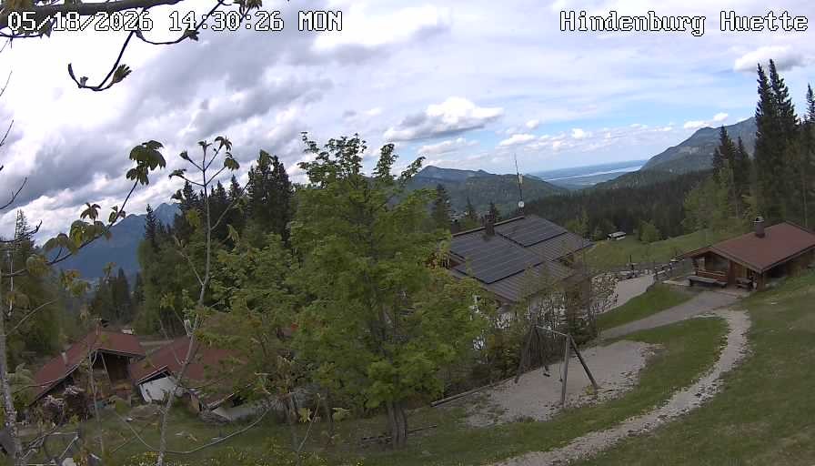 Archiv Foto Webcam Reit im Winkl: Hindenburghütte - Hemmersuppenalm