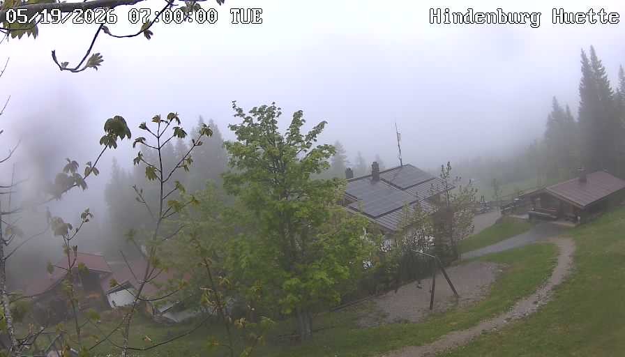 Archiv Foto Webcam Reit im Winkl: Hindenburghütte - Hemmersuppenalm