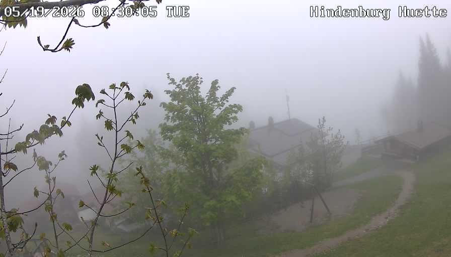 Archiv Foto Webcam Reit im Winkl: Hindenburghütte - Hemmersuppenalm