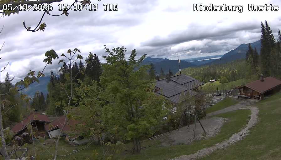 Archiv Foto Webcam Reit im Winkl: Hindenburghütte - Hemmersuppenalm