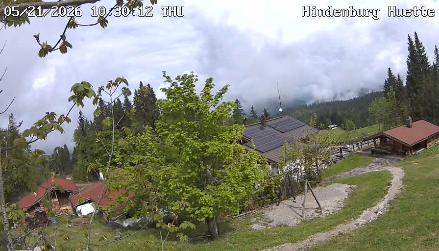 Archiv Foto Webcam Reit im Winkl: Hindenburghütte - Hemmersuppenalm