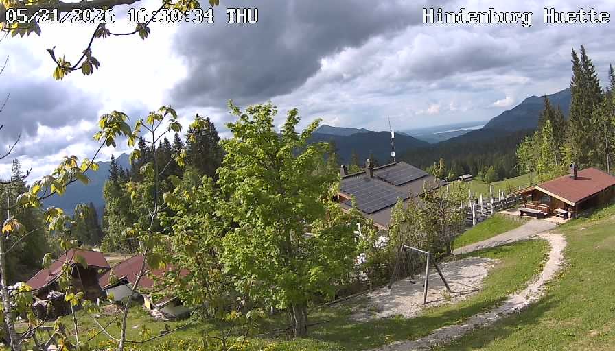 Archiv Foto Webcam Reit im Winkl: Hindenburghütte - Hemmersuppenalm