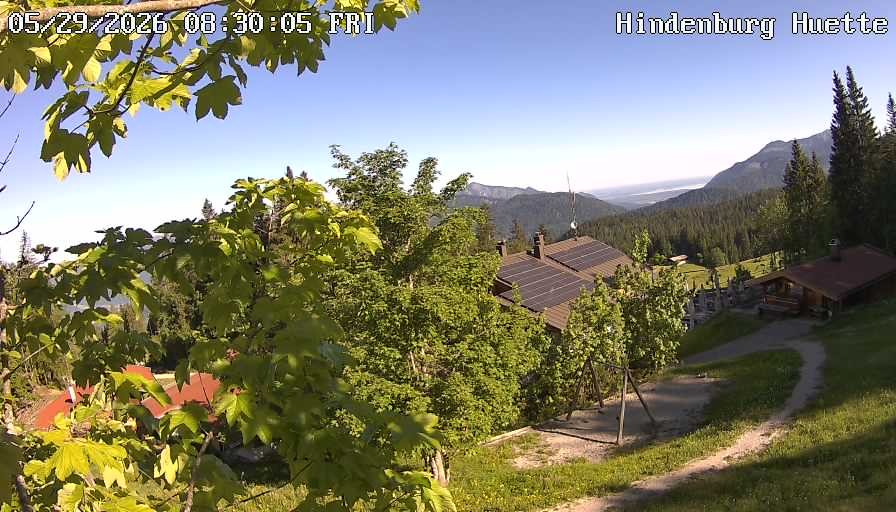 Archiv Foto Webcam Reit im Winkl: Hindenburghütte - Hemmersuppenalm