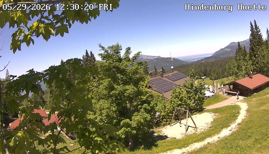Archiv Foto Webcam Reit im Winkl: Hindenburghütte - Hemmersuppenalm