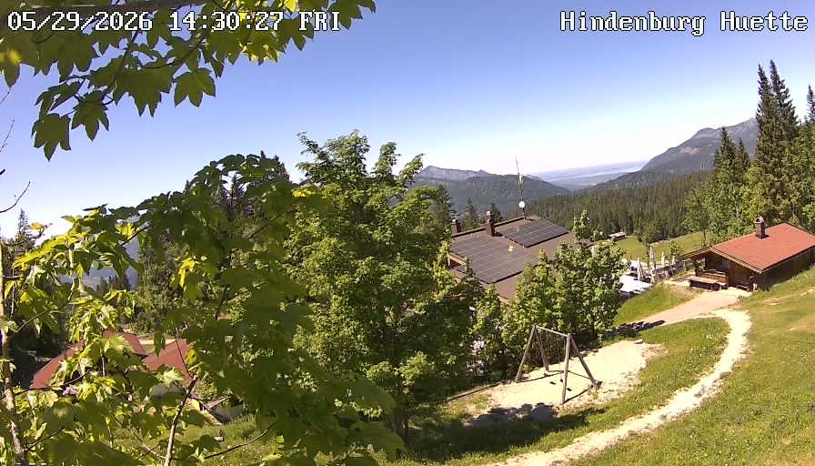 Archiv Foto Webcam Reit im Winkl: Hindenburghütte - Hemmersuppenalm