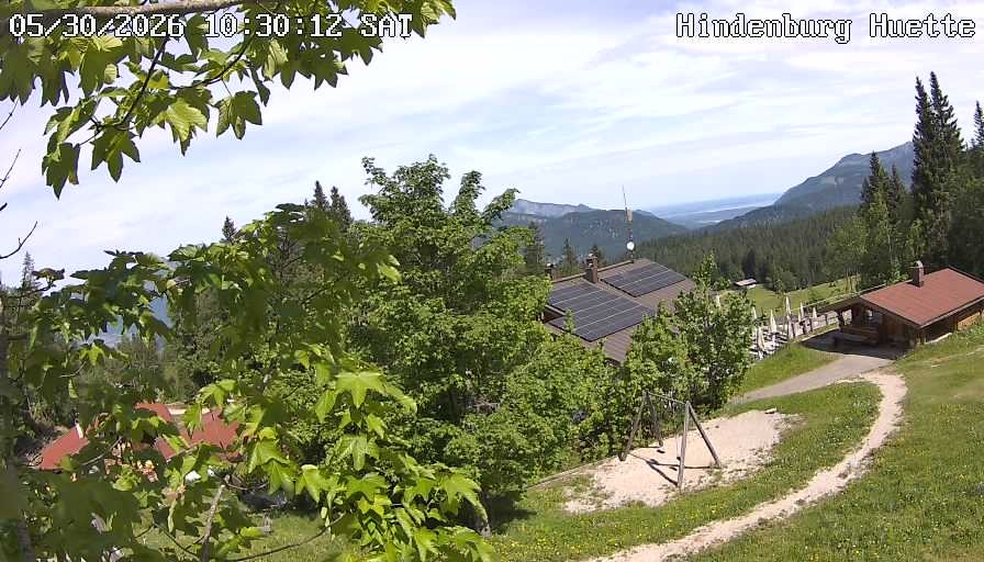 Archiv Foto Webcam Reit im Winkl: Hindenburghütte - Hemmersuppenalm