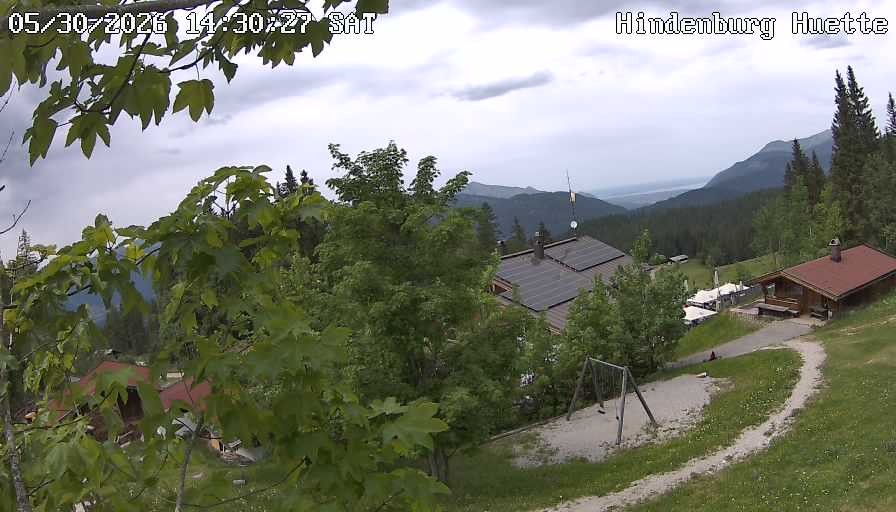 Archiv Foto Webcam Reit im Winkl: Hindenburghütte - Hemmersuppenalm