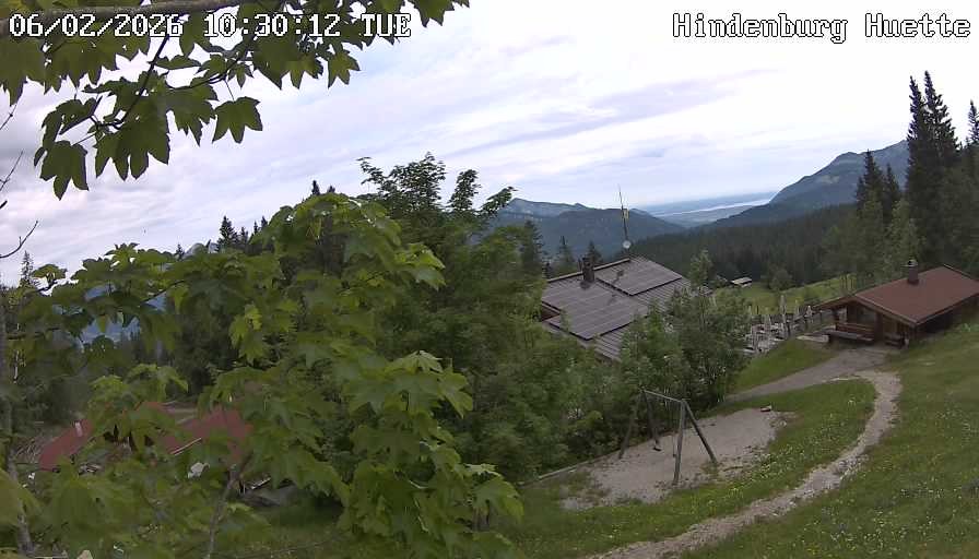 Archiv Foto Webcam Reit im Winkl: Hindenburghütte - Hemmersuppenalm